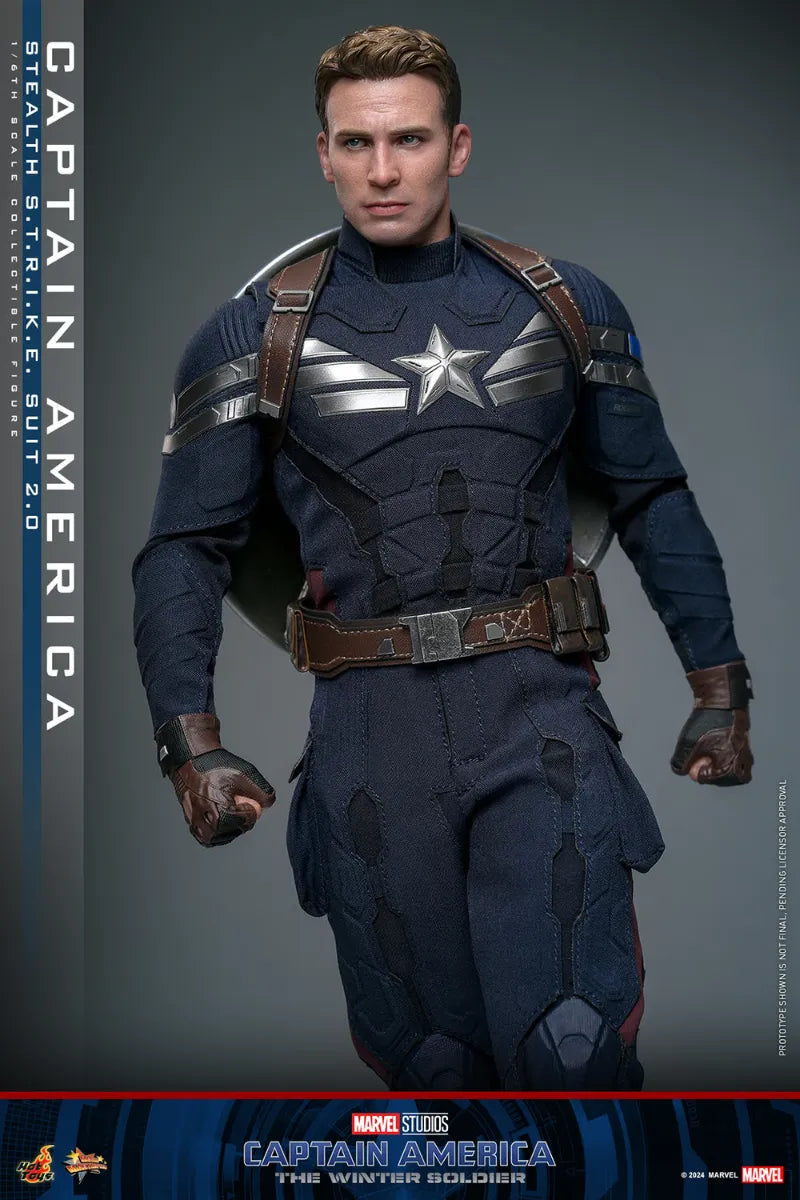 HOTMMS783 Captain America: Winter Soldier - Stealth S.T.R.I.K.E. Suit 2.0 1:6 Scale Collectable Figure - Hot Toys - Titan Pop Culture