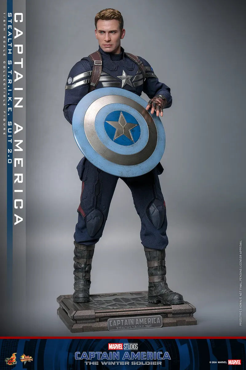 HOTMMS783 Captain America: Winter Soldier - Stealth S.T.R.I.K.E. Suit 2.0 1:6 Scale Collectable Figure - Hot Toys - Titan Pop Culture