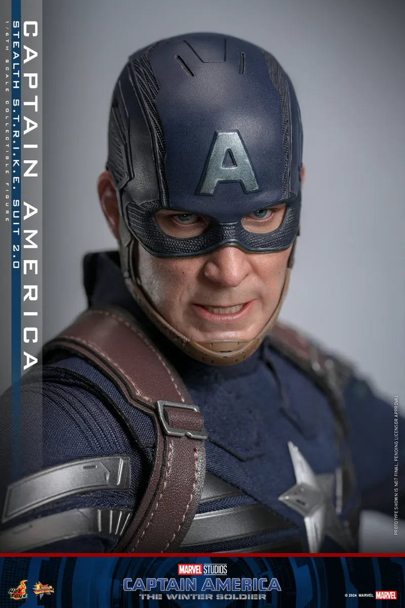 HOTMMS783 Captain America: Winter Soldier - Stealth S.T.R.I.K.E. Suit 2.0 1:6 Scale Collectable Figure - Hot Toys - Titan Pop Culture