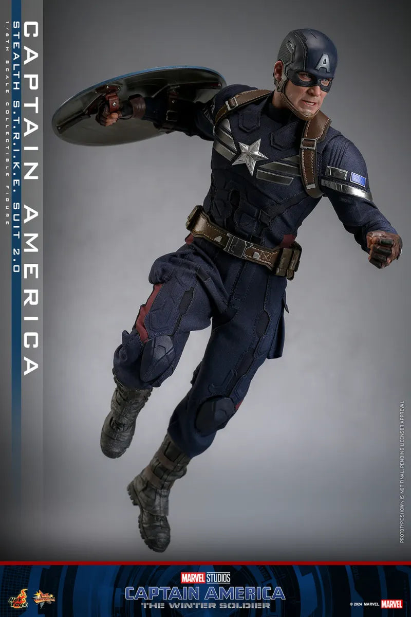 HOTMMS783 Captain America: Winter Soldier - Stealth S.T.R.I.K.E. Suit 2.0 1:6 Scale Collectable Figure - Hot Toys - Titan Pop Culture