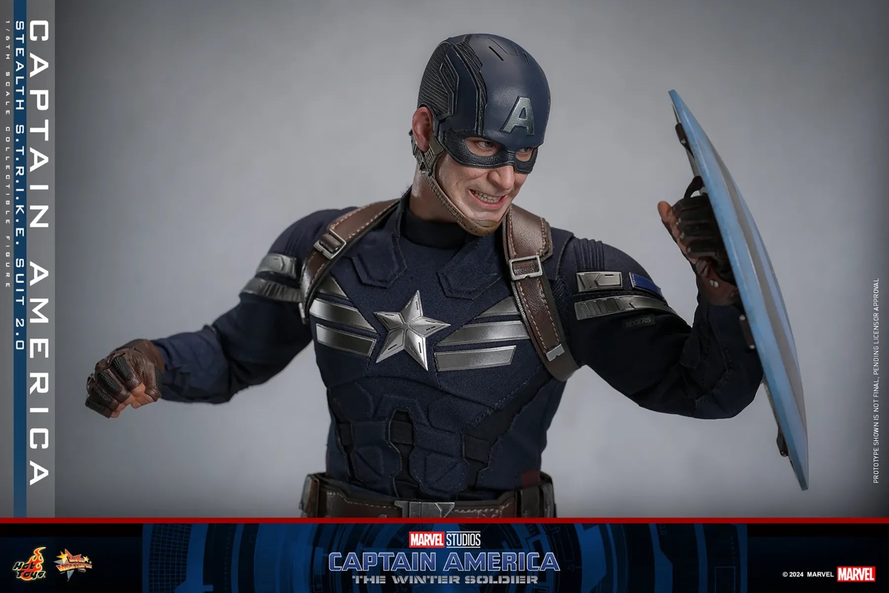 HOTMMS783 Captain America: Winter Soldier - Stealth S.T.R.I.K.E. Suit 2.0 1:6 Scale Collectable Figure - Hot Toys - Titan Pop Culture