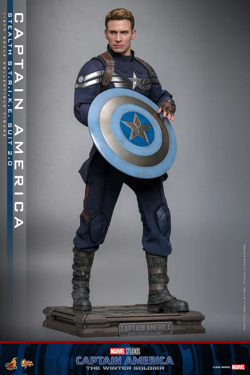 HOTMMS783 Captain America: Winter Soldier - Stealth S.T.R.I.K.E. Suit 2.0 1:6 Scale Collectable Figure - Hot Toys - Titan Pop Culture