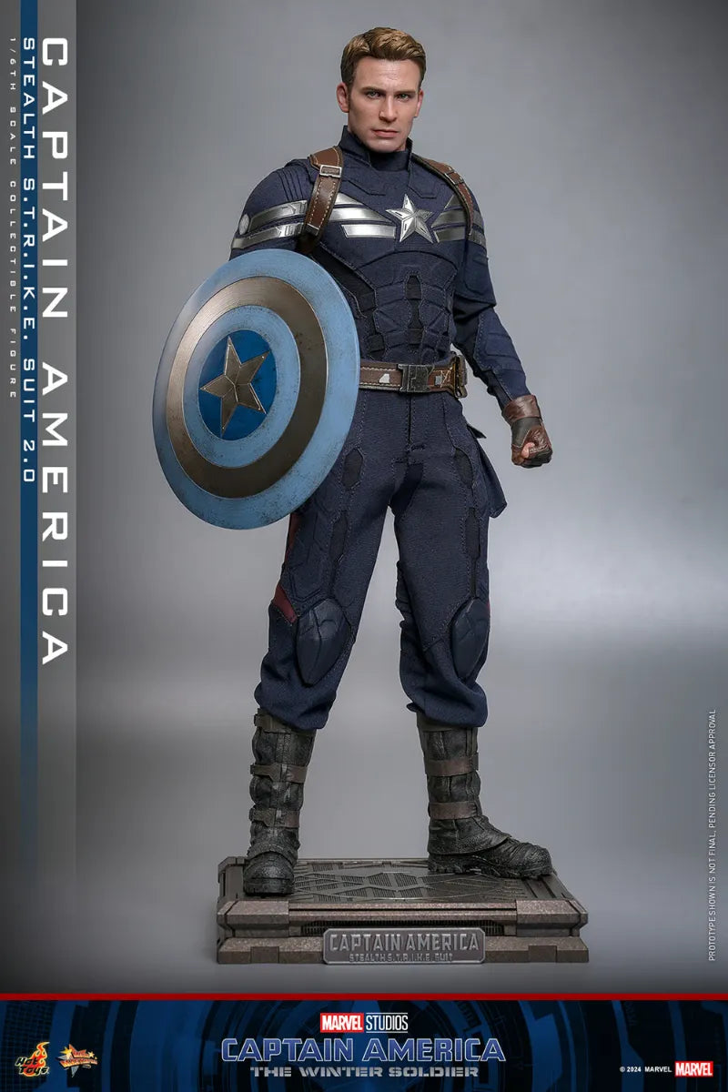 HOTMMS783 Captain America: Winter Soldier - Stealth S.T.R.I.K.E. Suit 2.0 1:6 Scale Collectable Figure - Hot Toys - Titan Pop Culture