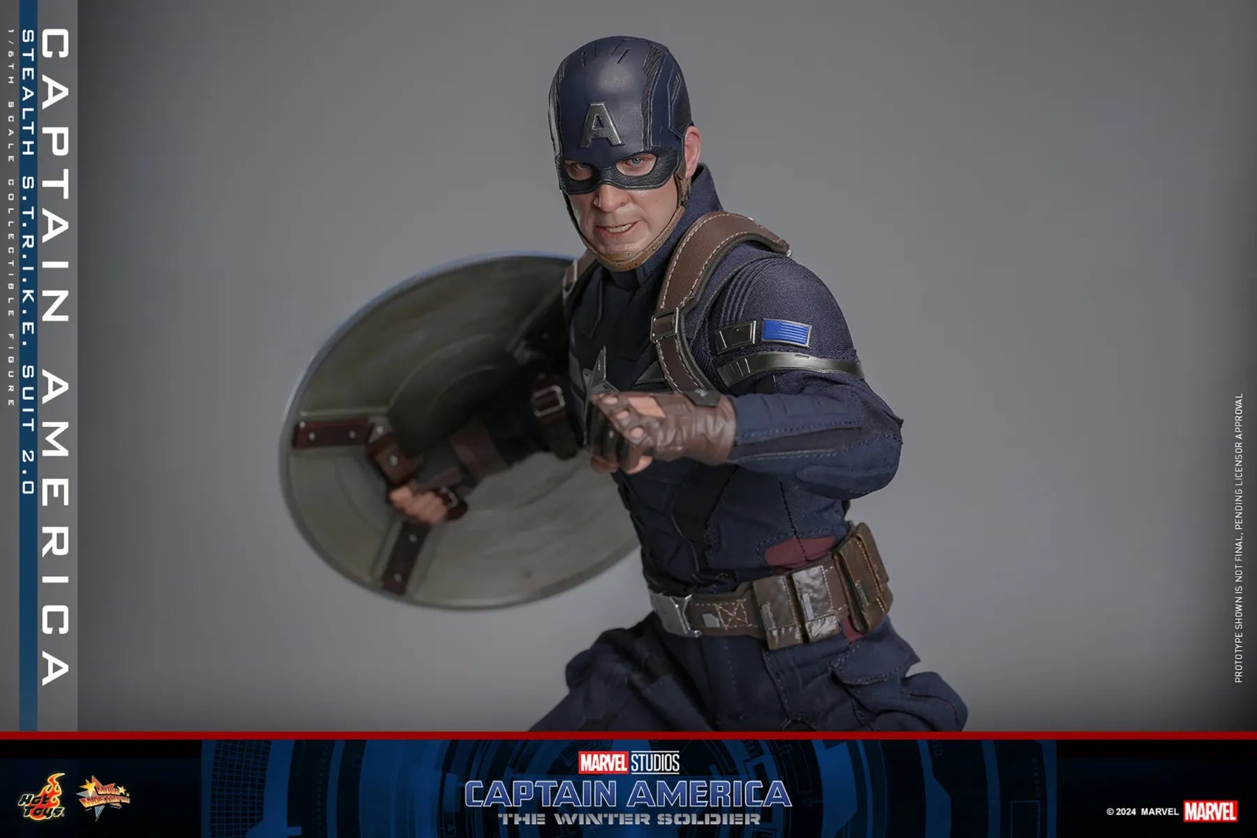 HOTMMS783 Captain America: Winter Soldier - Stealth S.T.R.I.K.E. Suit 2.0 1:6 Scale Collectable Figure - Hot Toys - Titan Pop Culture