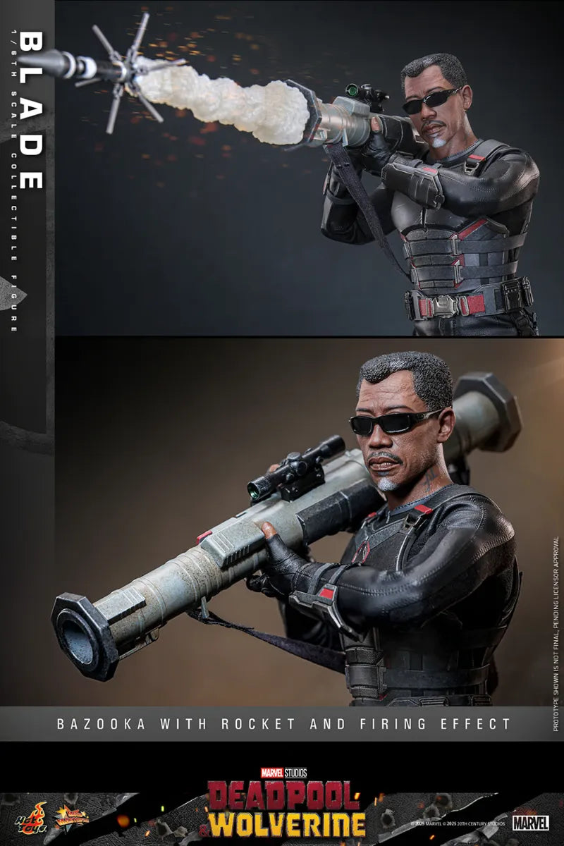 HOTMMS791 Deadpool & Wolverine - Blade 1:6 Scale Collectable Action Figure - Hot Toys - Titan Pop Culture