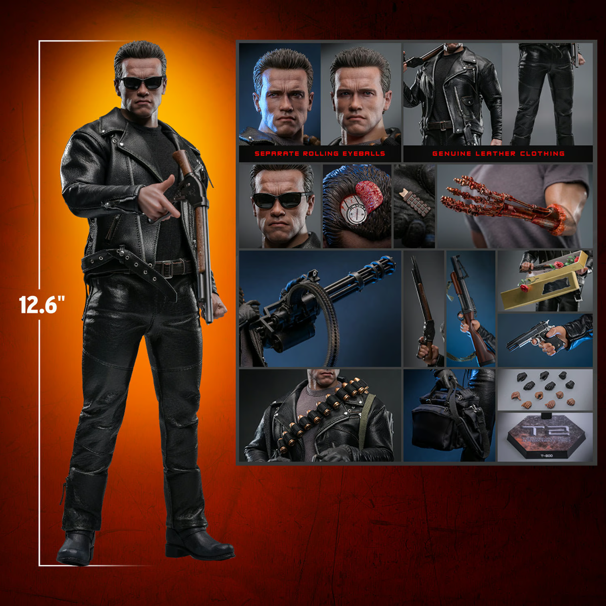 Terminator 2: Judgment Day - T-800 (2.0) 1:6 Scale Collectible Action Figure