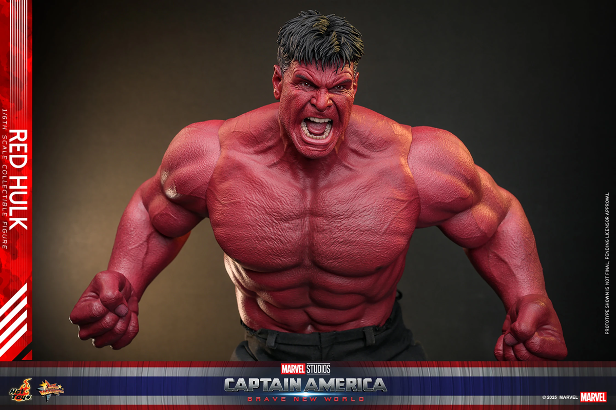 Captain America: Brave New World - Red Hulk 1:6 Scale Collectable Action Figure