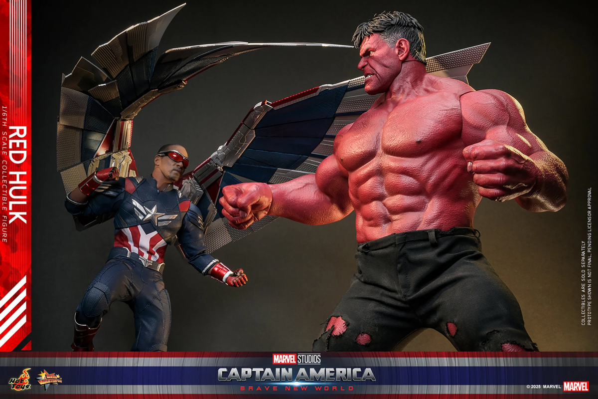 Captain America: Brave New World - Red Hulk 1:6 Scale Collectable Action Figure