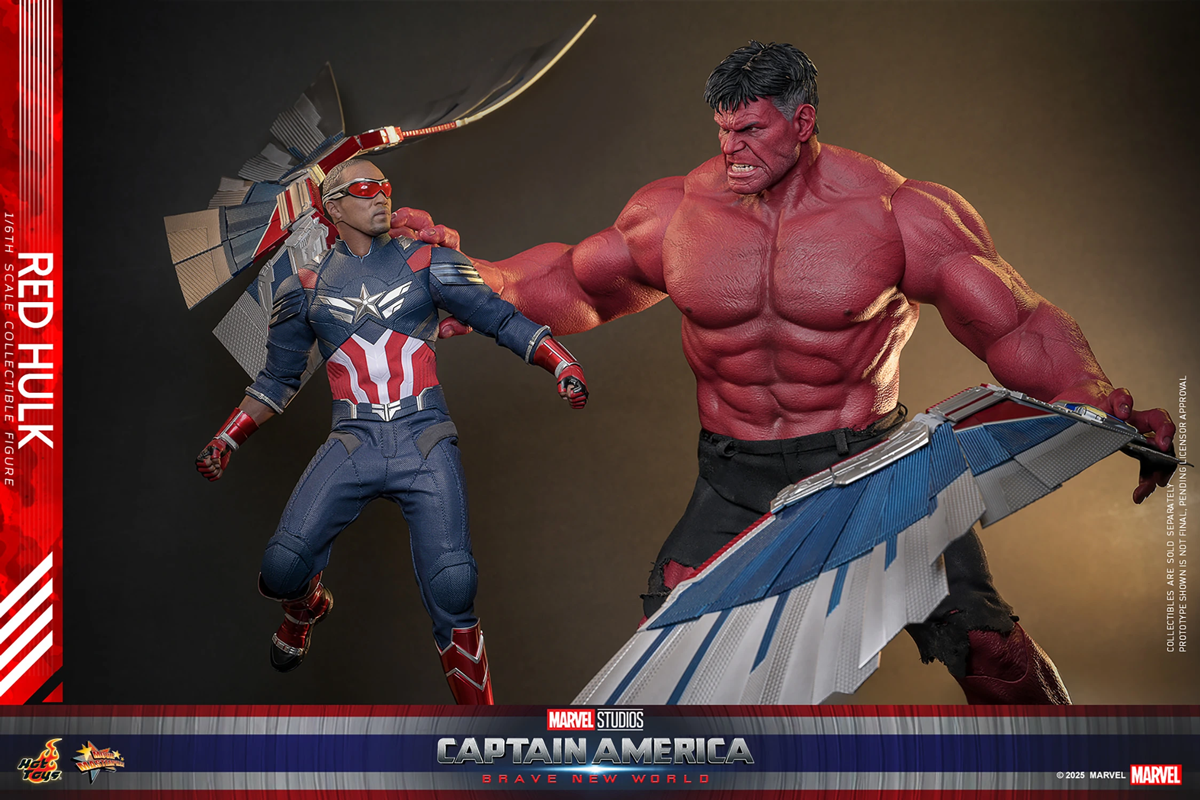 Captain America: Brave New World - Red Hulk 1:6 Scale Collectable Action Figure