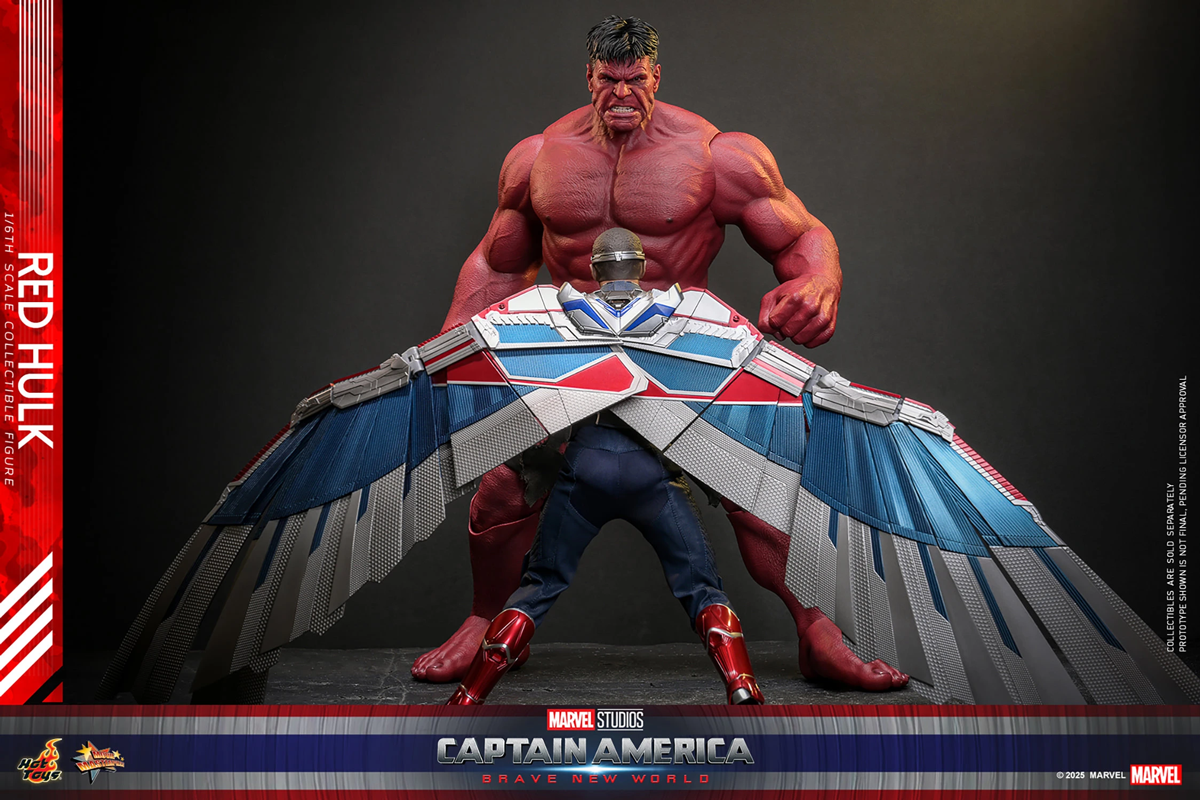 Captain America: Brave New World - Red Hulk 1:6 Scale Collectable Action Figure