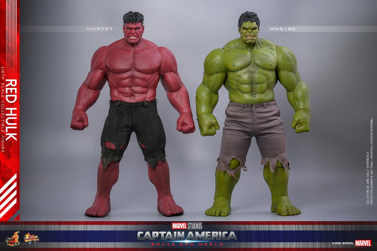 Captain America: Brave New World - Red Hulk 1:6 Scale Collectable Action Figure
