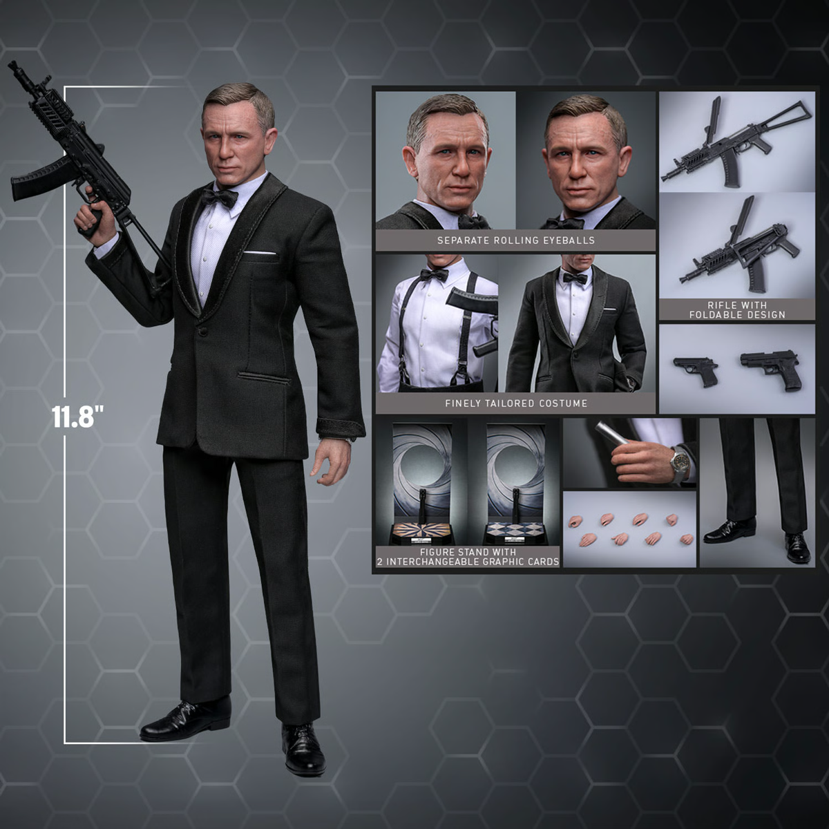 James Bond: No Time To Die - James Bond (Daniel Craig) 1:6 Scale Collectable Action Figure