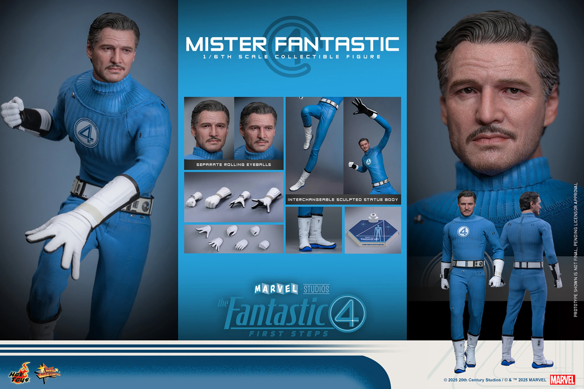 The Fantastic Four: First Steps - Mr. Fantastic 1:6 Scale Collectable Action Figure