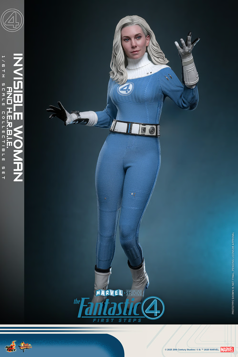 The Fantastic Four: First Steps - Invisible Woman & HERBIE 1:6 Scale Collectable Figure Set