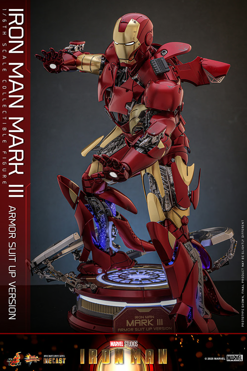Iron Man - Mk3 Armor (Suit Up Version) Diecast 1:6 Scale Collectable Action Figure