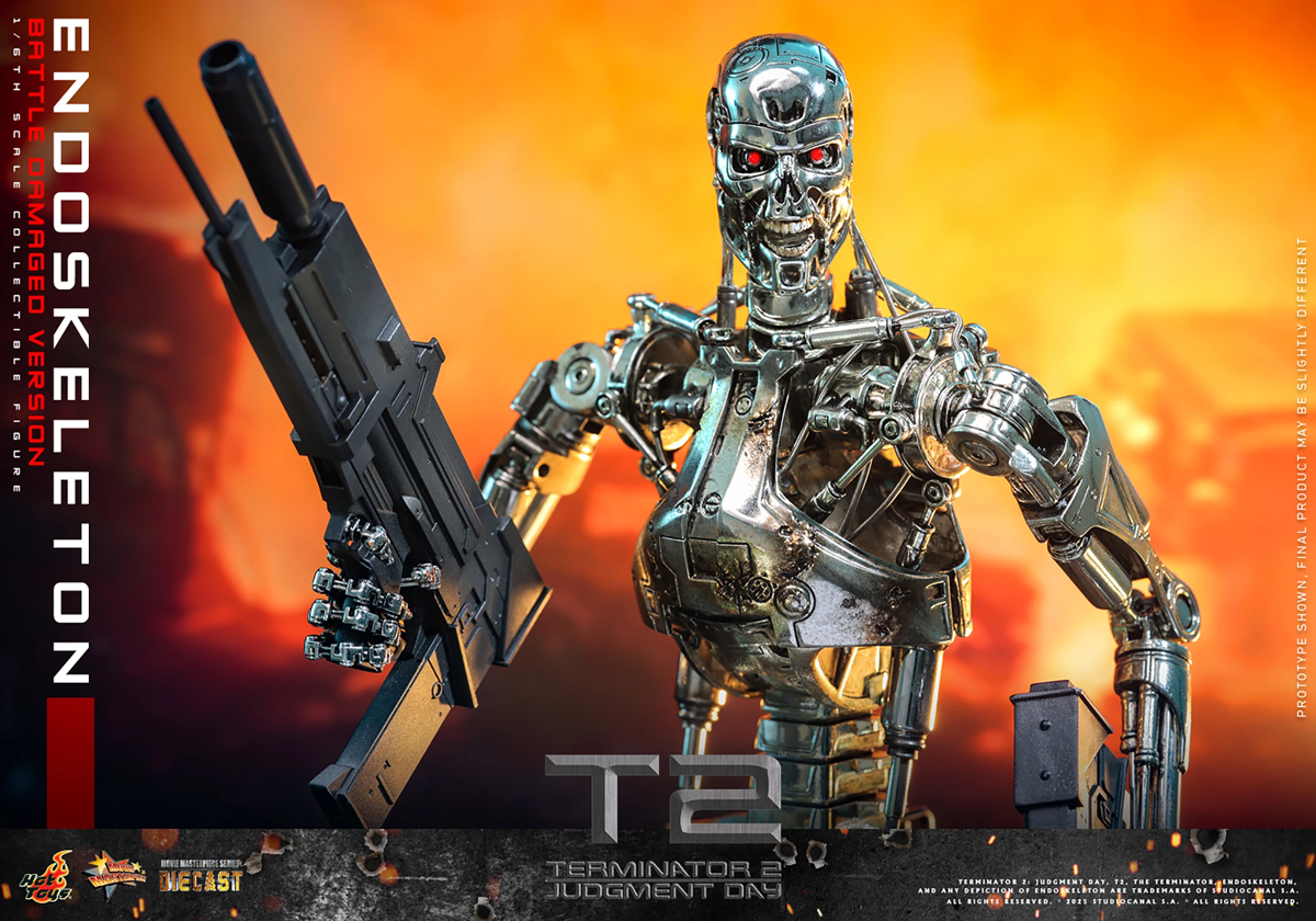 Terminator 2: Judgment Day - Endoskeleton (Battle Damaged) 1:6 Scale Collectable Action Figure