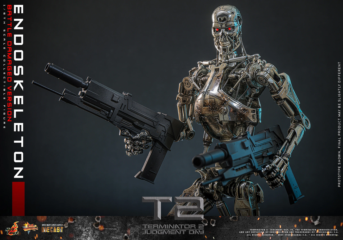 Terminator 2: Judgment Day - Endoskeleton (Battle Damaged) 1:6 Scale Collectable Action Figure