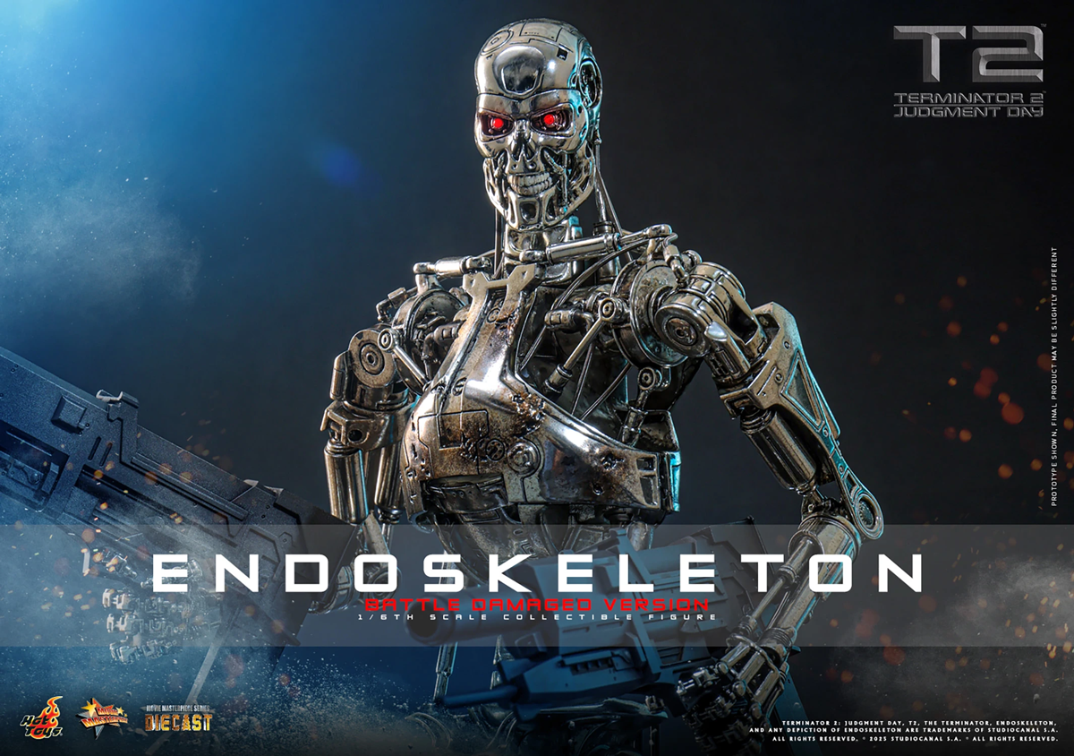 Terminator 2: Judgment Day - Endoskeleton (Battle Damaged) 1:6 Scale Collectable Action Figure