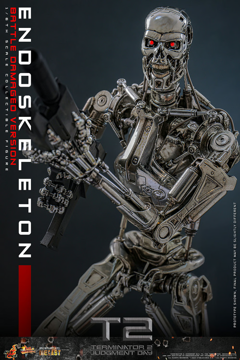 Terminator 2: Judgment Day - Endoskeleton (Battle Damaged) 1:6 Scale Collectable Action Figure