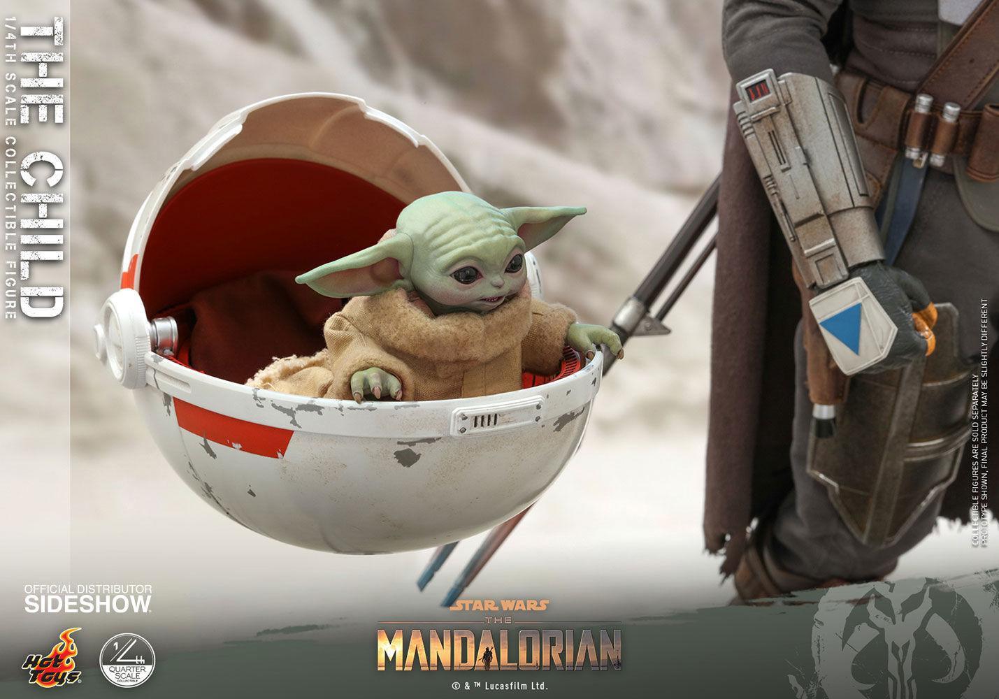 HOTQS018 Star Wars: The Mandalorian - The Child 1:4 Scale Action Figure - Hot Toys - Titan Pop Culture
