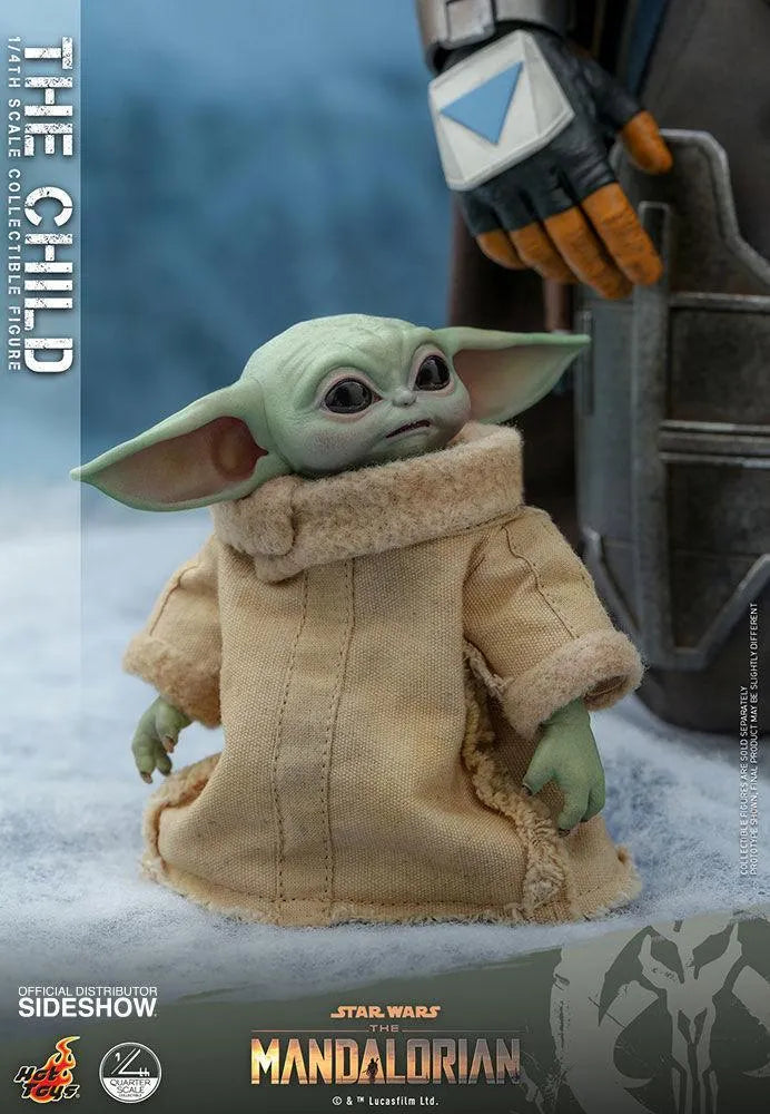 HOTQS018 Star Wars: The Mandalorian - The Child 1:4 Scale Action Figure - Hot Toys - Titan Pop Culture