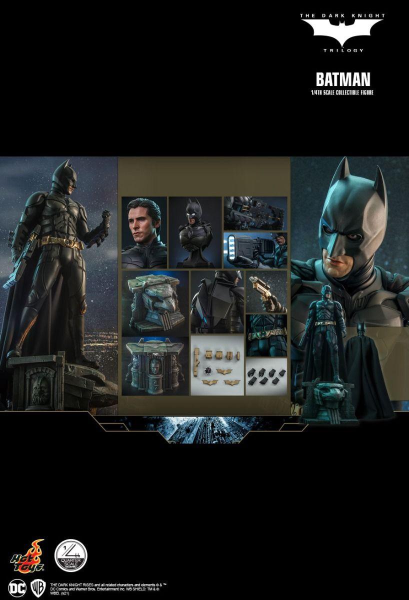 HOTQS019 Batman The Dark Knight - Batman 1:4 Scale Collectable Action Figure - Hot Toys - Titan Pop Culture