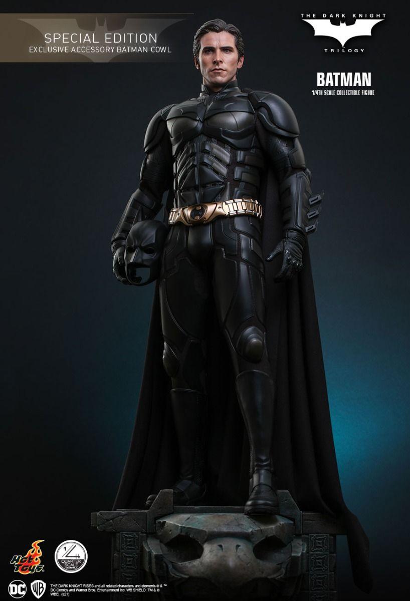 HOTQS019 Batman The Dark Knight - Batman 1:4 Scale Collectable Action Figure - Hot Toys - Titan Pop Culture