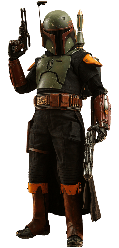 HOTQS022 Star Wars: Book of Boba Fett - Boba Fett 1:4 Scale Action Figure - Hot Toys - Titan Pop Culture