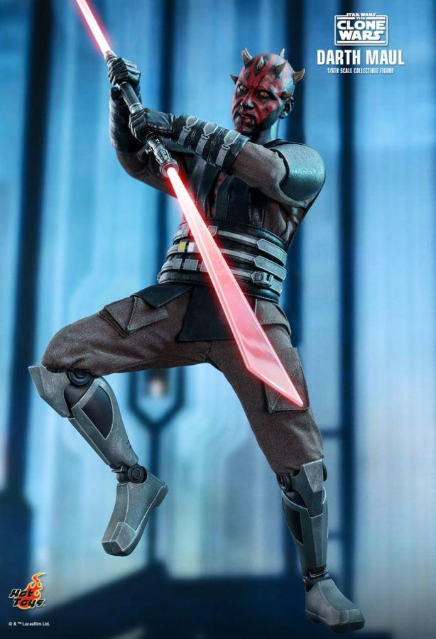 HOTTMS024 Star Wars: The Clone Wars - Darth Maul 1:6 Scale 12" Action Figure - Hot Toys - Titan Pop Culture