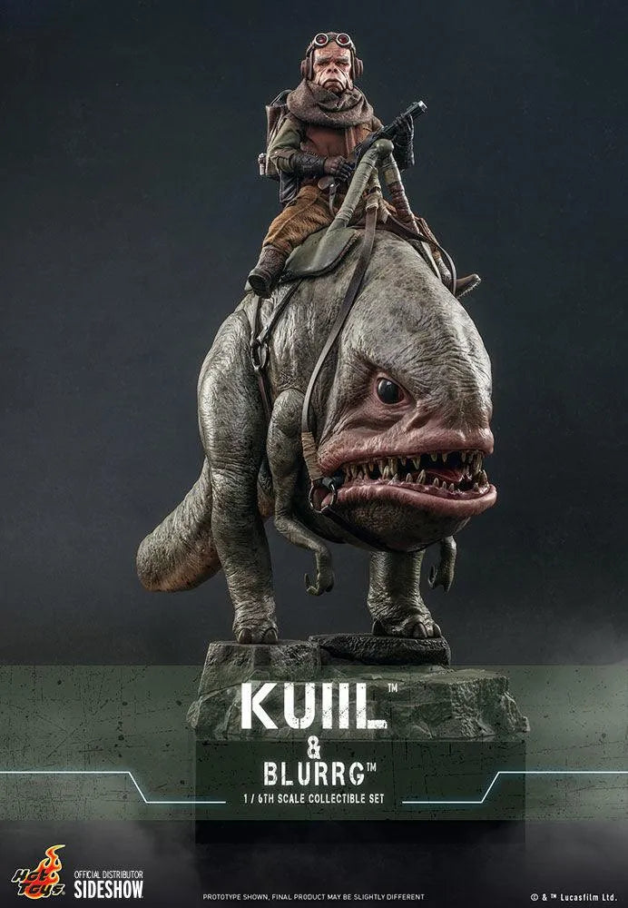 HOTTMS049 Star Wars: Mandalorian - Kuiil & Blurrg 1:6 Scale Action Figure - Hot Toys - Titan Pop Culture