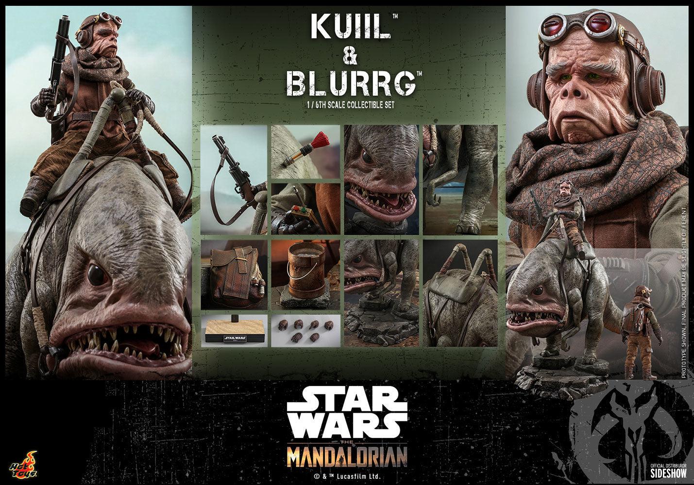 HOTTMS049 Star Wars: Mandalorian - Kuiil & Blurrg 1:6 Scale Action Figure - Hot Toys - Titan Pop Culture