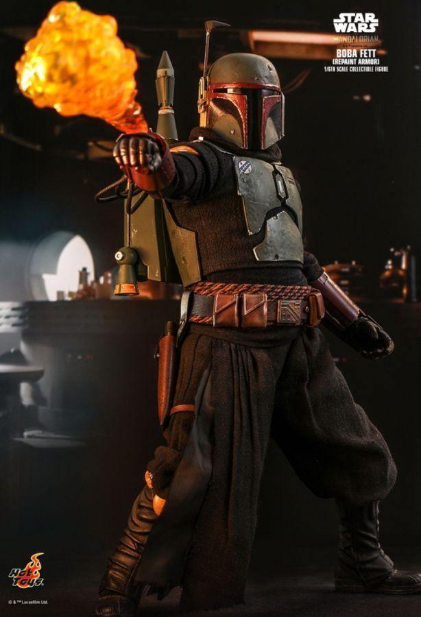 HOTTMS055 Star Wars: The Mandalorian - Boba Fett (Repaint) 1:6 Scale 12" Action Figure - Hot Toys - Titan Pop Culture