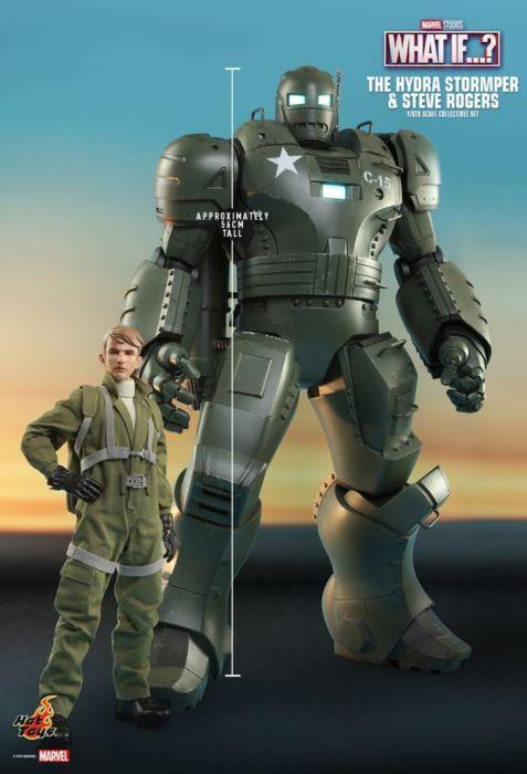 HOTTMS060 What If - Steve Rogers & Hydra Stomper 1:6 Scale Action Figure - Hot Toys - Titan Pop Culture