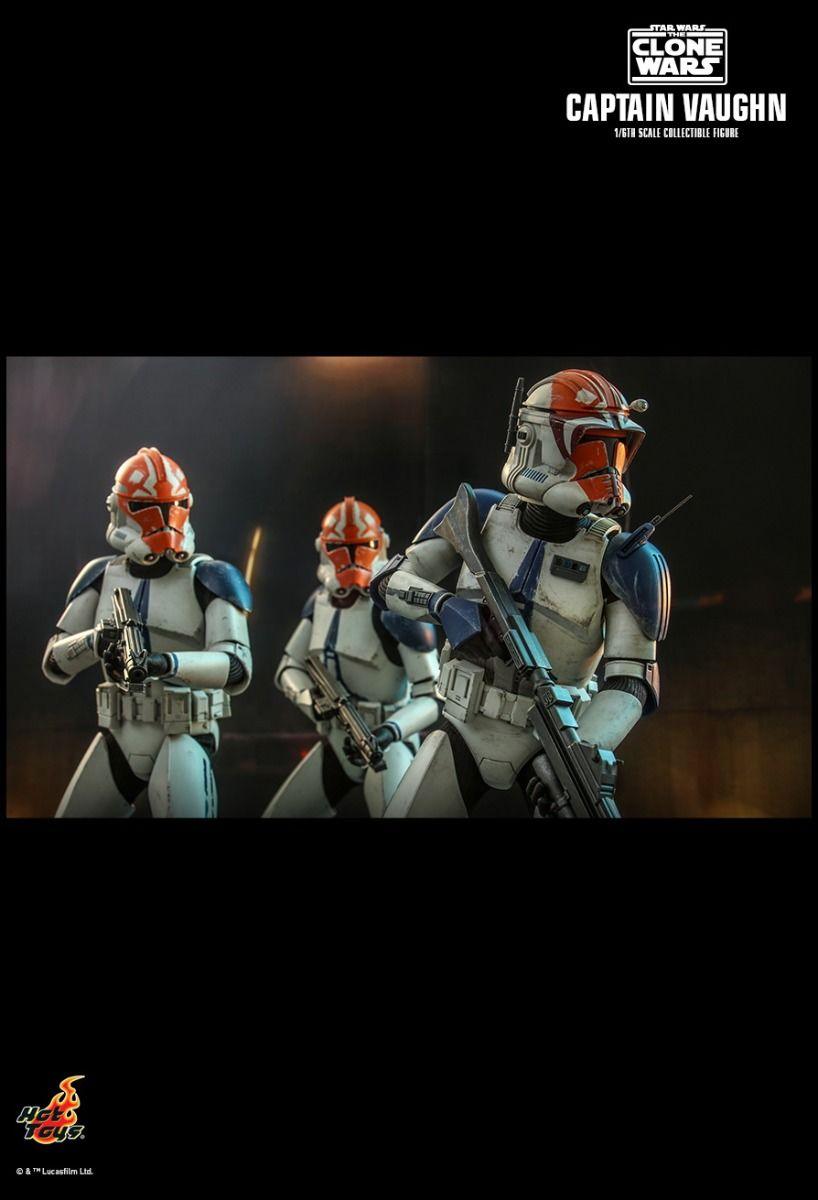 HOTTMS065 Star Wars: The Clone Wars - Captain Vaughn 1:6 Scale 12" Action Figure - Hot Toys - Titan Pop Culture