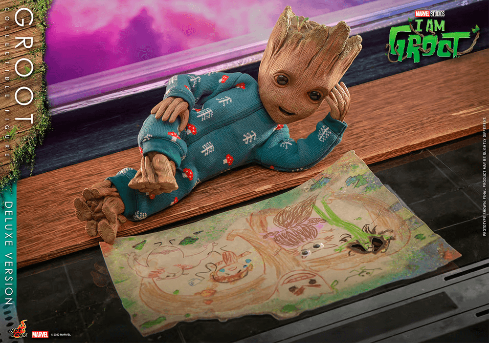 HOTTMS089 Guardians of the Galaxy - I Am Groot: Groot Deluxe 1:6 Scale Collectable Action Figure - Hot Toys - Titan Pop Culture