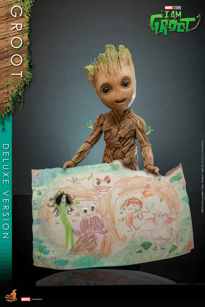 HOTTMS089 Guardians of the Galaxy - I Am Groot: Groot Deluxe 1:6 Scale Collectable Action Figure - Hot Toys - Titan Pop Culture