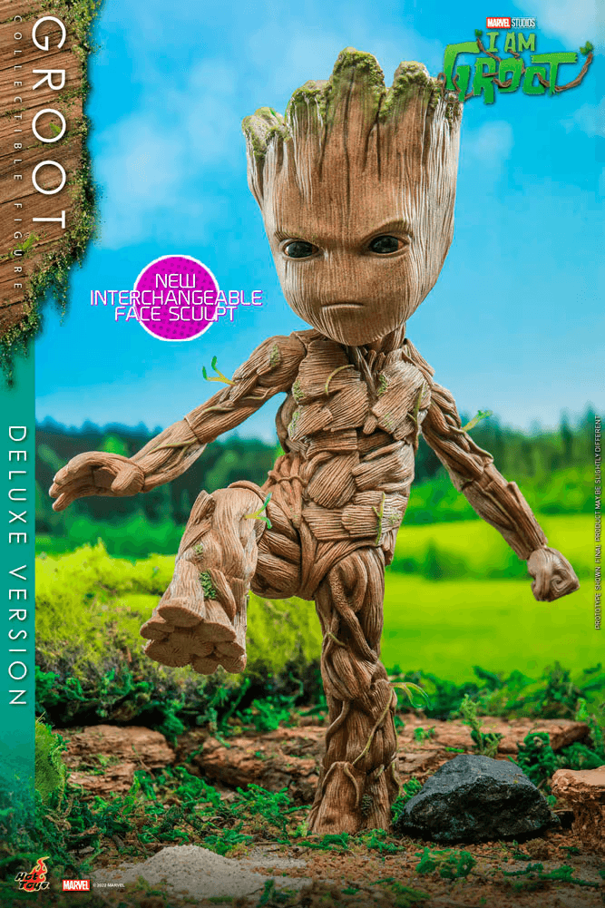 HOTTMS089 Guardians of the Galaxy - I Am Groot: Groot Deluxe 1:6 Scale Collectable Action Figure - Hot Toys - Titan Pop Culture