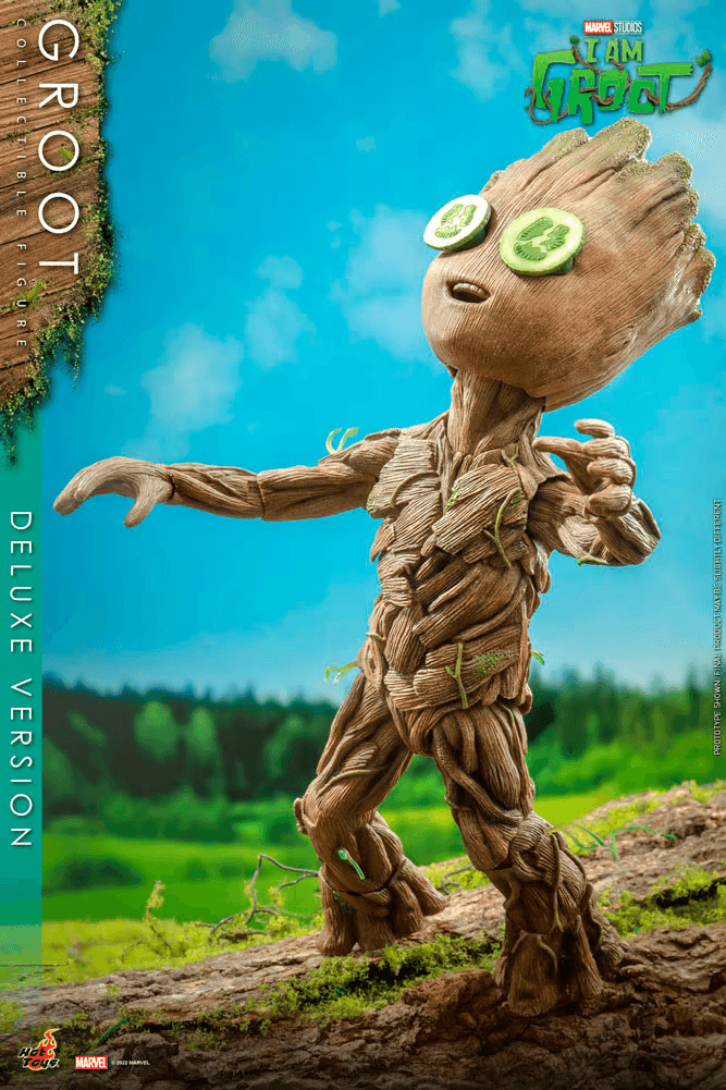 HOTTMS089 Guardians of the Galaxy - I Am Groot: Groot Deluxe 1:6 Scale Collectable Action Figure - Hot Toys - Titan Pop Culture