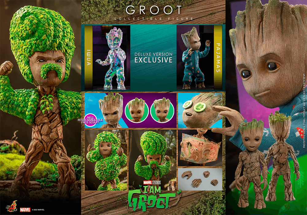 HOTTMS089 Guardians of the Galaxy - I Am Groot: Groot Deluxe 1:6 Scale Collectable Action Figure - Hot Toys - Titan Pop Culture