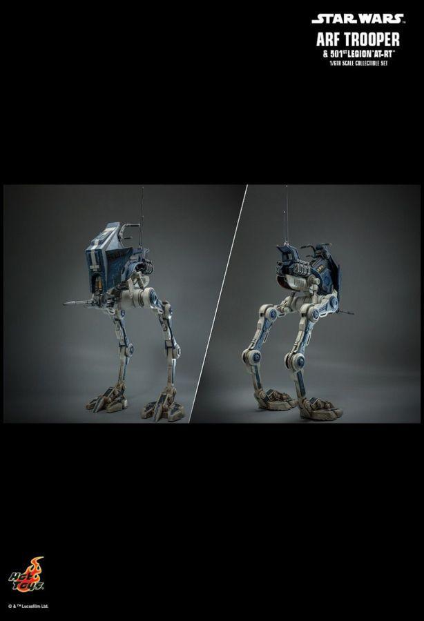 HOTTMS091 Star Wars - ARF Trooper & 501st Legion AT-RT 1:6 Scale Figure Set - Hot Toys - Titan Pop Culture