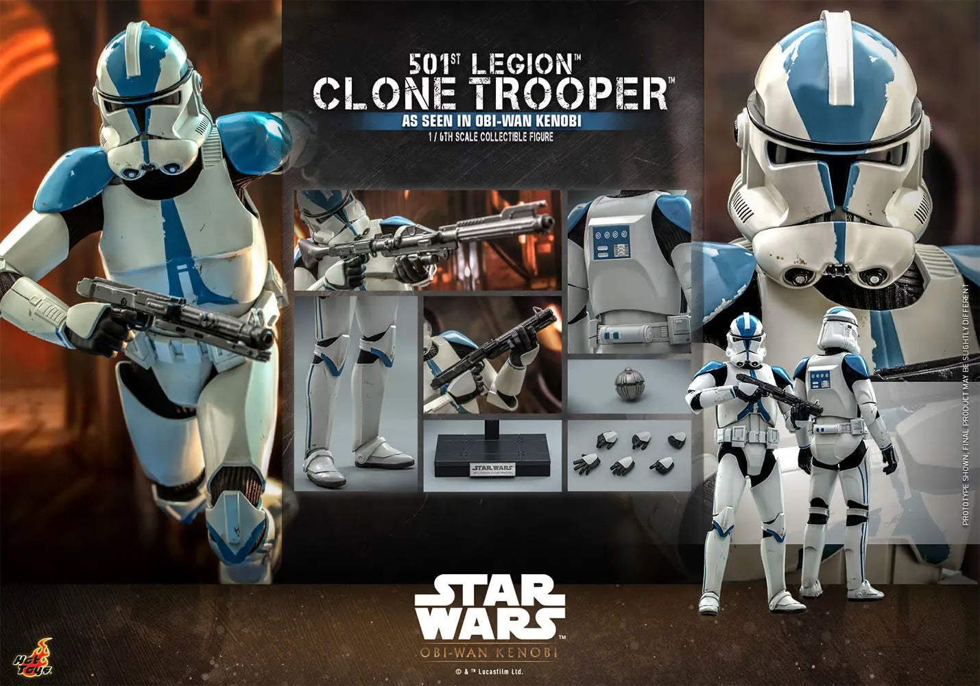 HOTTMS092 Star Wars - 501St Legion Clone Trooper 1:6 Scale Collectable Action Figure - Hot Toys - Titan Pop Culture