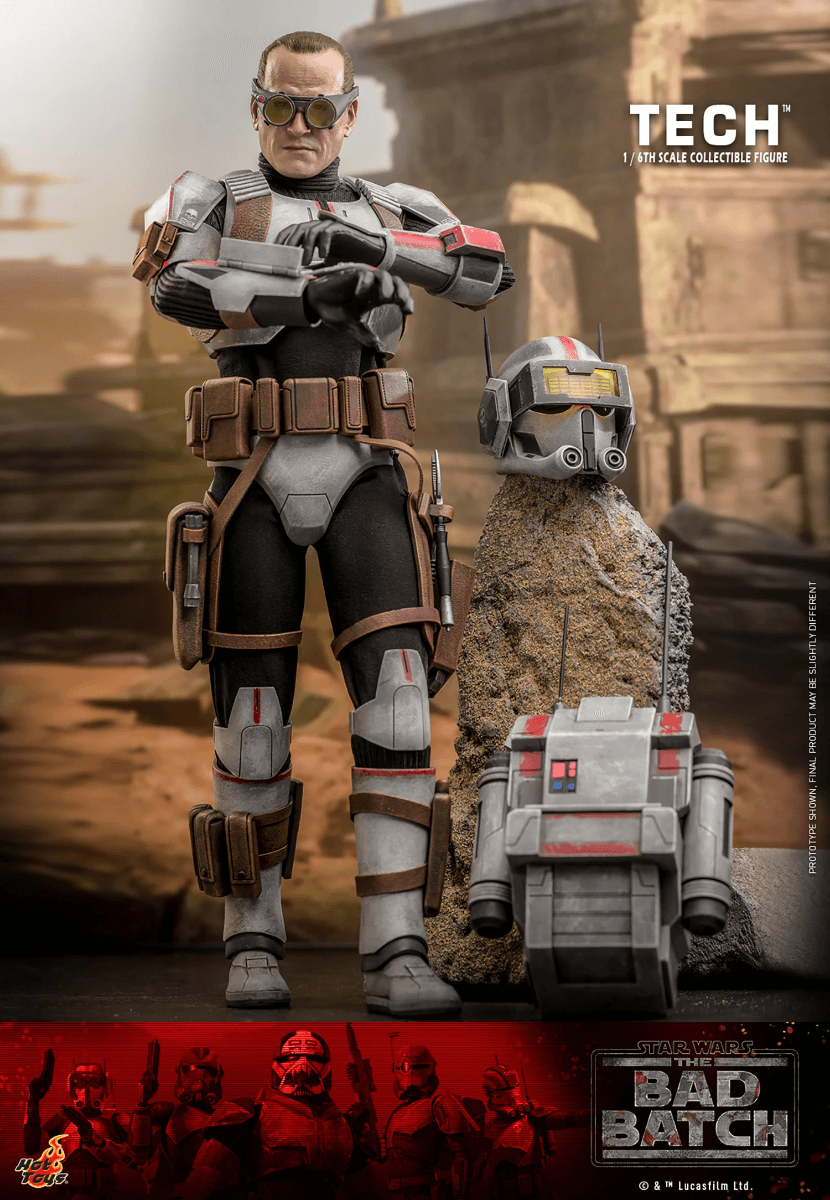 HOTTMS098 Star Wars: The Bad Batch - Tech 1:6 Scale Action Figure - Hot Toys - Titan Pop Culture