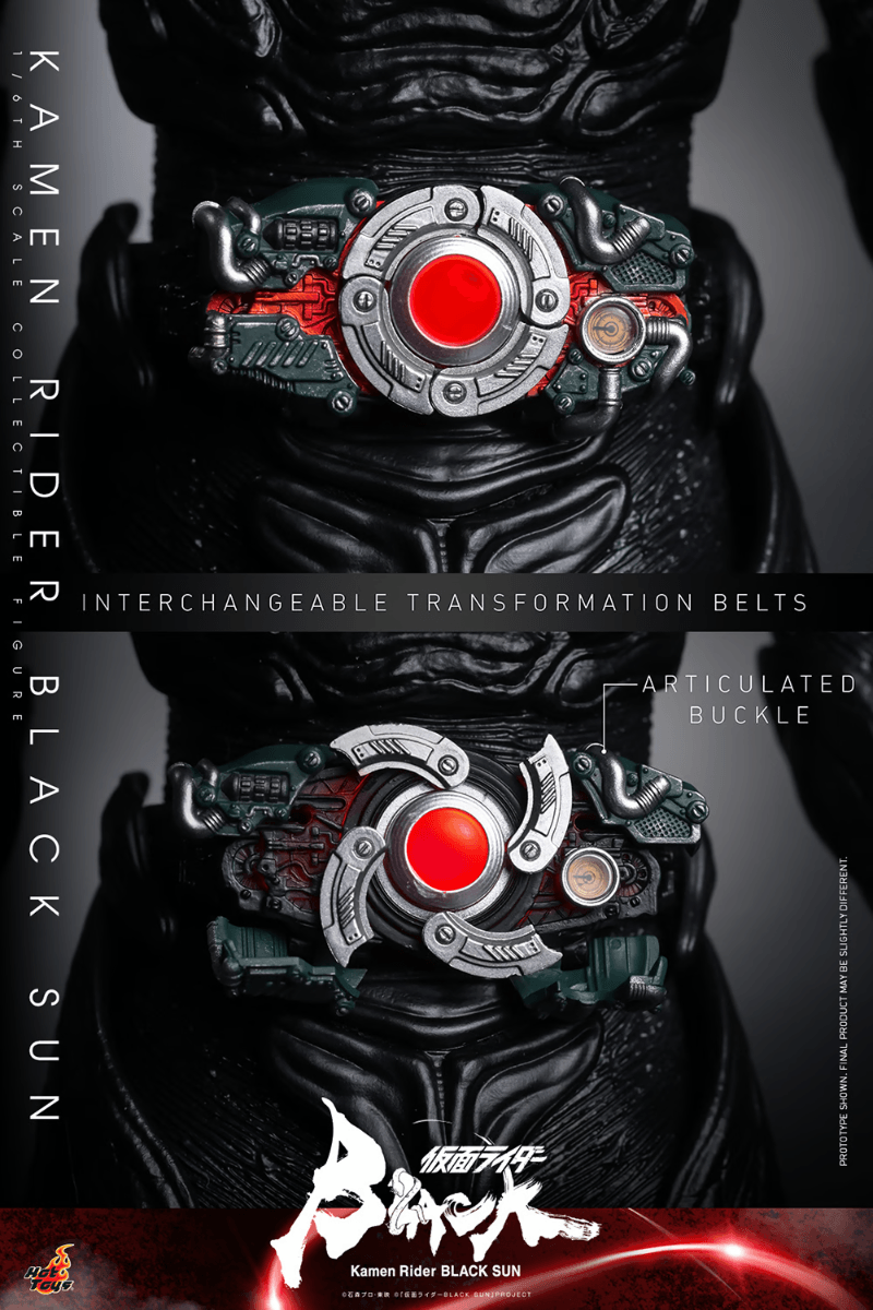 HOTTMS100 Kamen Rider Black Sun - Black Sun 1:6 Scale Action Figure - Hot Toys - Titan Pop Culture