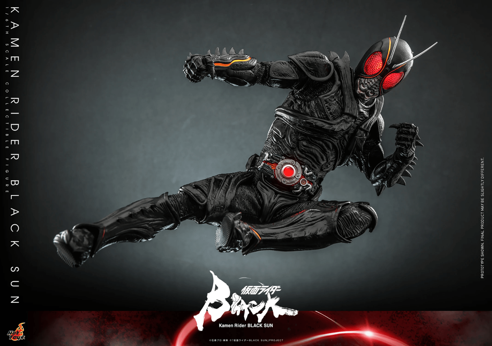 HOTTMS100 Kamen Rider Black Sun - Black Sun 1:6 Scale Action Figure - Hot Toys - Titan Pop Culture
