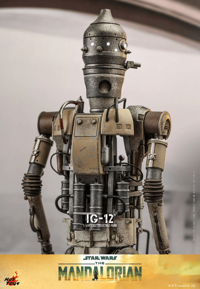 HOTTMS104 Star Wars: Mandalorian - IG-12 1:6 Scale Collectible Figure - Hot Toys - Titan Pop Culture