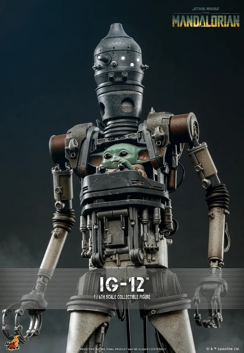 HOTTMS104 Star Wars: Mandalorian - IG-12 1:6 Scale Collectible Figure - Hot Toys - Titan Pop Culture