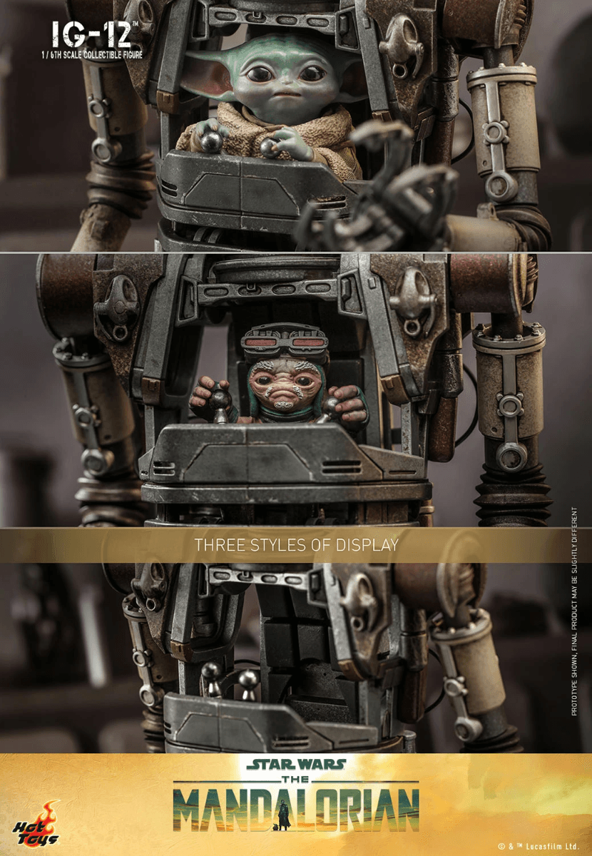 HOTTMS104 Star Wars: Mandalorian - IG-12 1:6 Scale Collectible Figure - Hot Toys - Titan Pop Culture