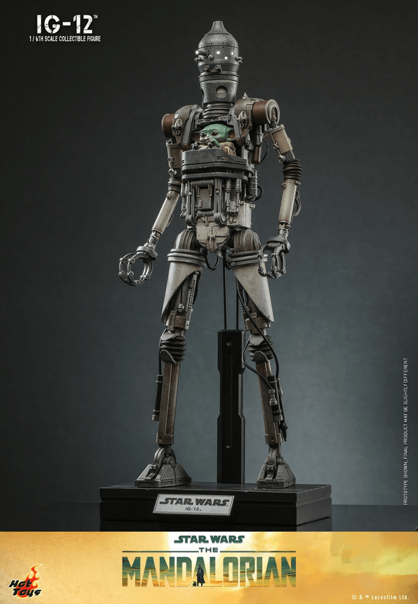 HOTTMS104 Star Wars: Mandalorian - IG-12 1:6 Scale Collectible Figure - Hot Toys - Titan Pop Culture