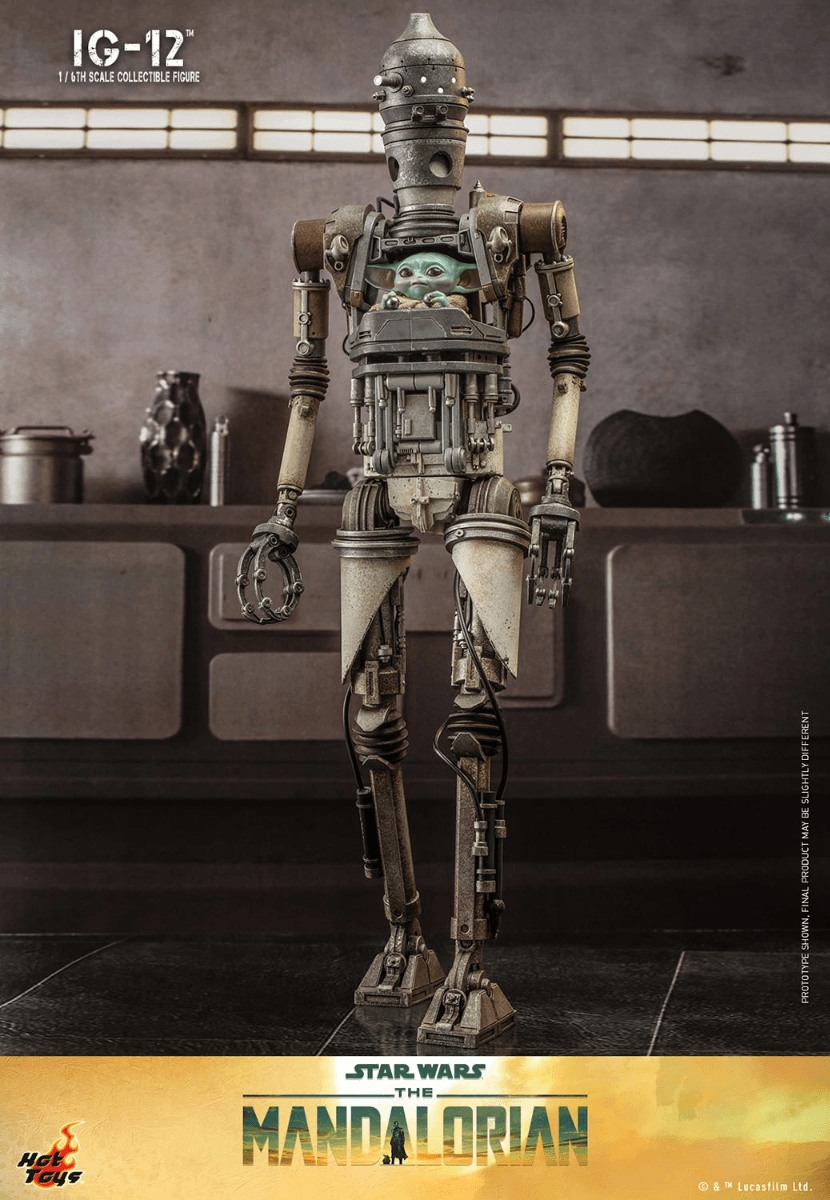 HOTTMS104 Star Wars: Mandalorian - IG-12 1:6 Scale Collectible Figure - Hot Toys - Titan Pop Culture