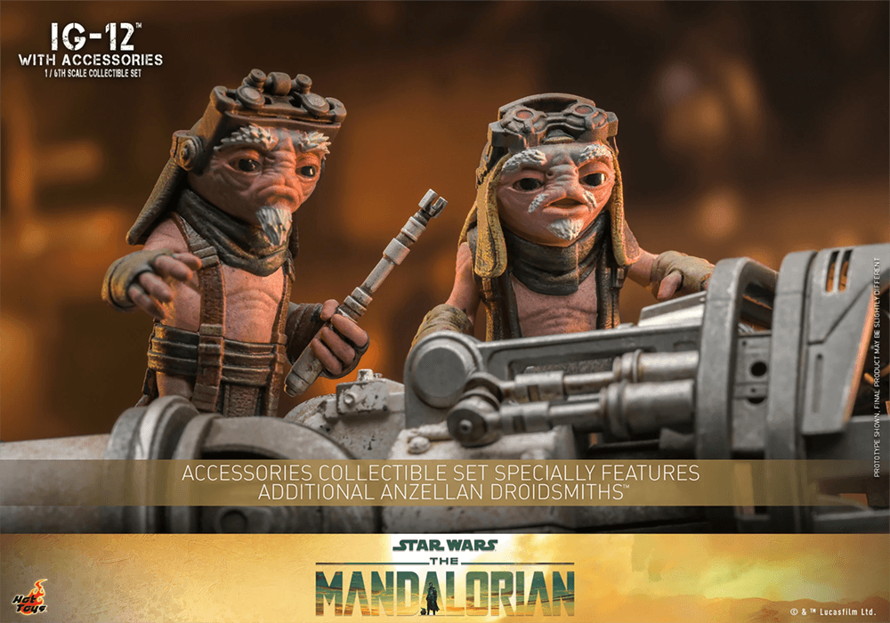 HOTTMS105 Star Wars: The Manadalorian - IG-12 1:6 Scale Collectible Figure Set - Hot Toys - Titan Pop Culture